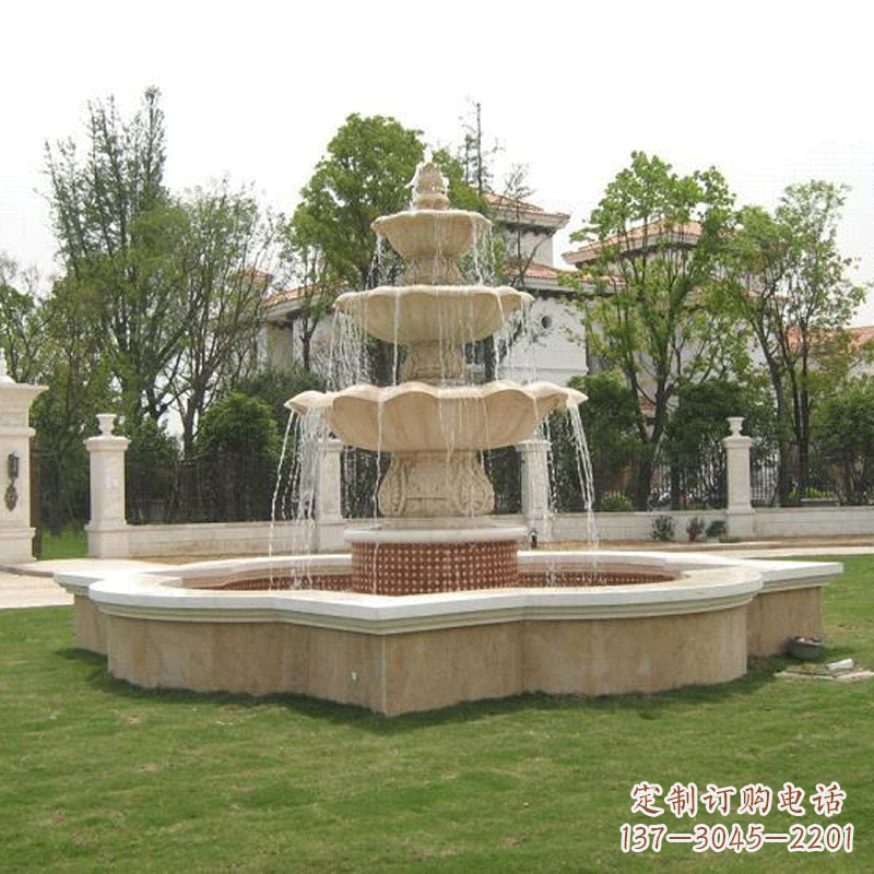昆明砂岩景观喷泉雕塑——美丽耐久的自然之美