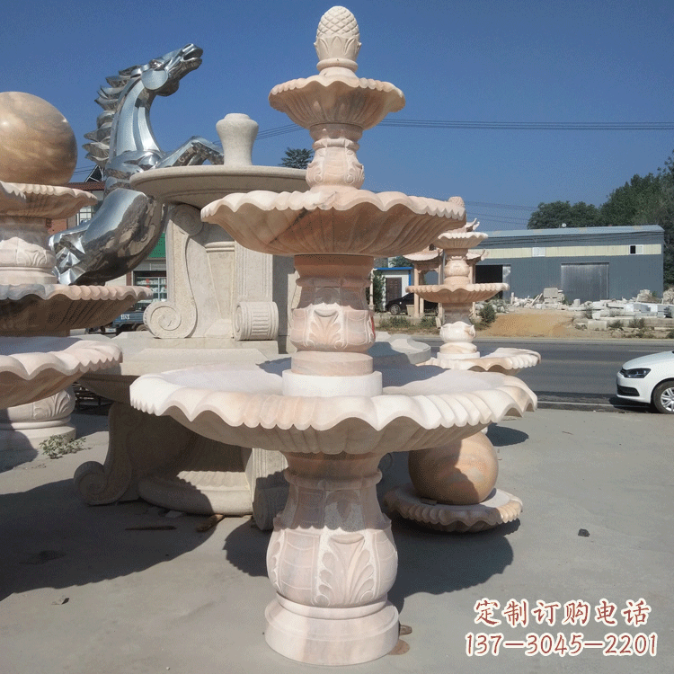 昆明四腿石雕喷泉
