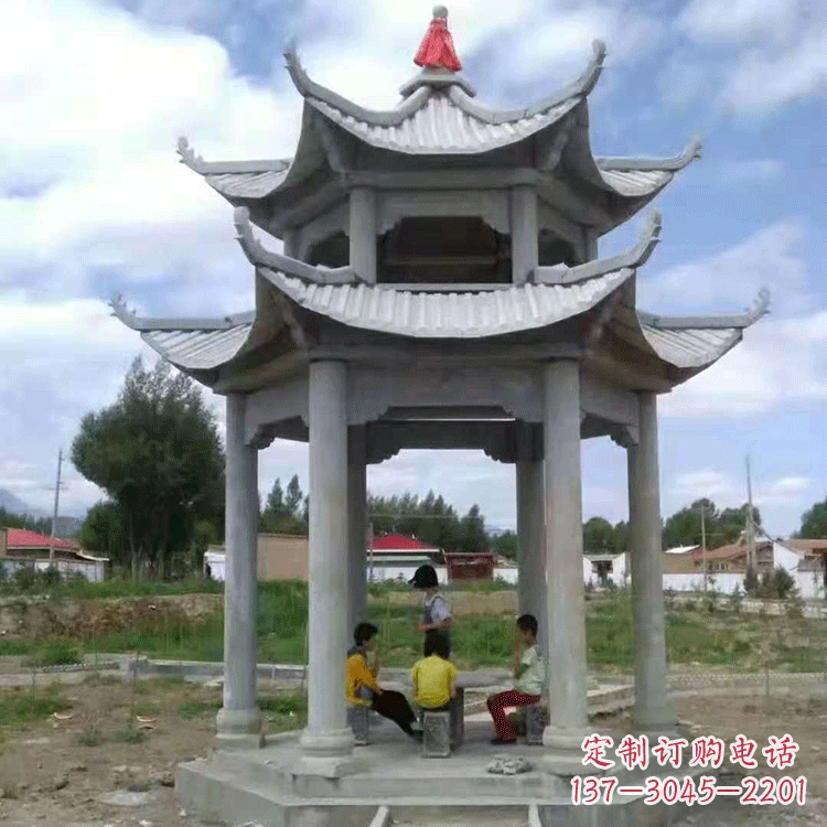 昆明中式庭院石凉亭