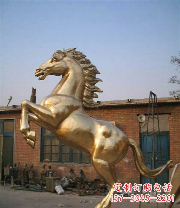 昆明奔马铜雕 (4)