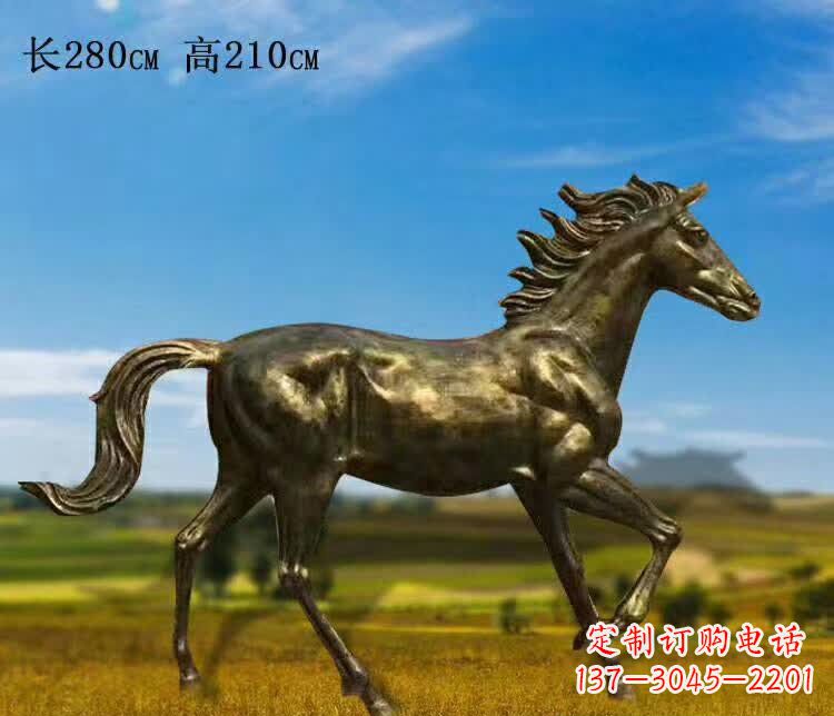 昆明奔马铜雕 (3)