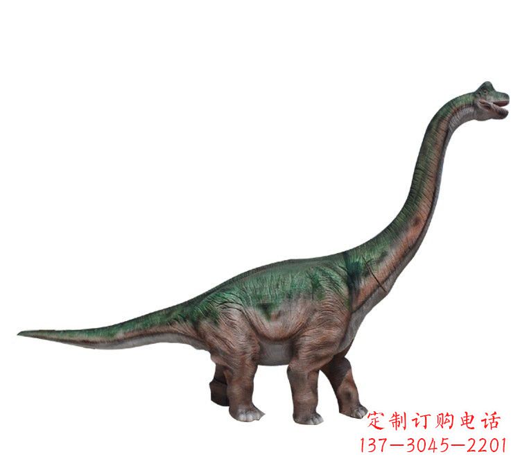 昆明玻璃钢仿真恐龙腕龙雕塑