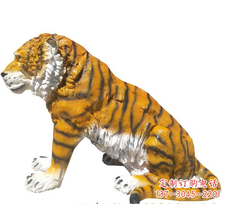昆明玻璃钢仿真老虎雕塑