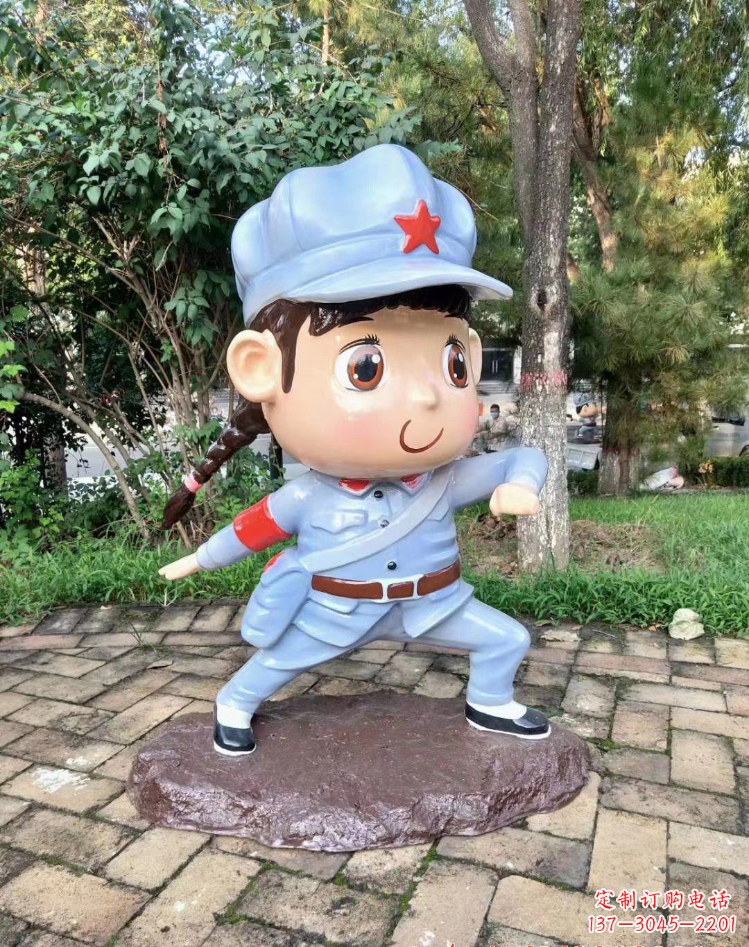 昆明红军雕塑永记革命英雄