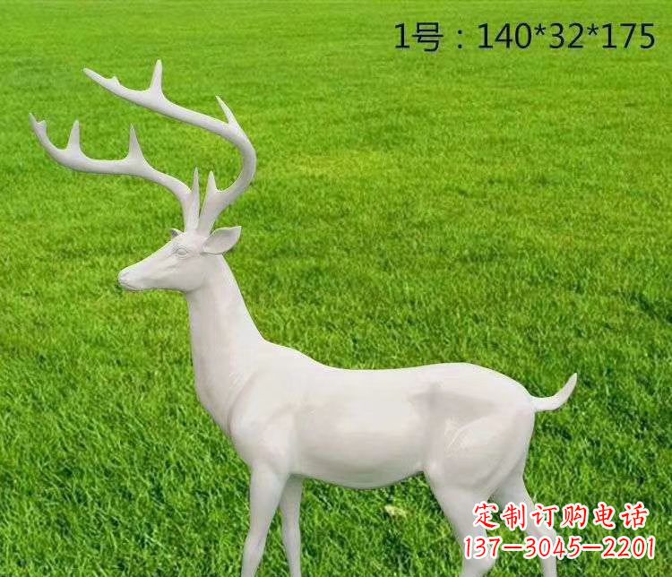 昆明玻璃钢小鹿 动物雕塑