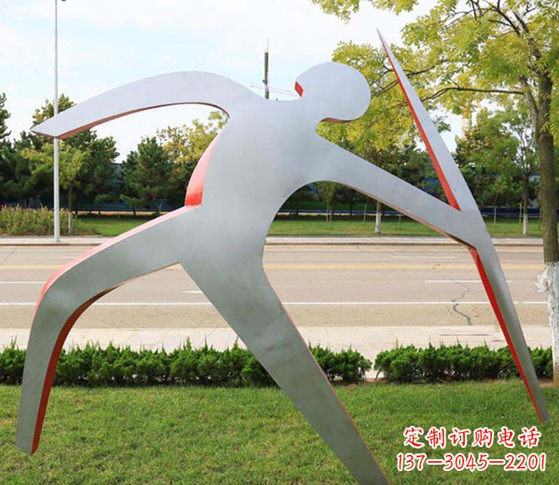昆明不锈钢标枪雕塑精美的艺术品