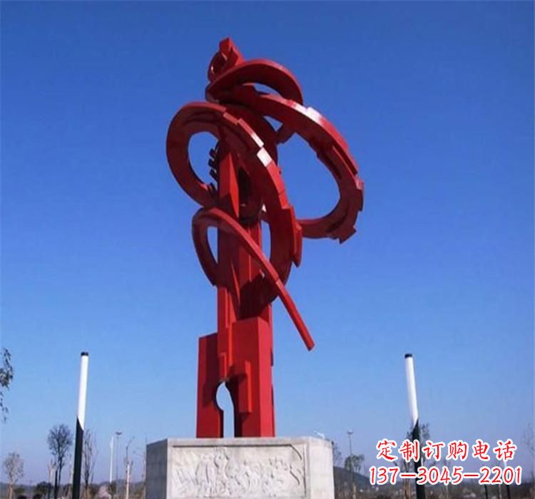 昆明不锈钢齿轮雕塑2