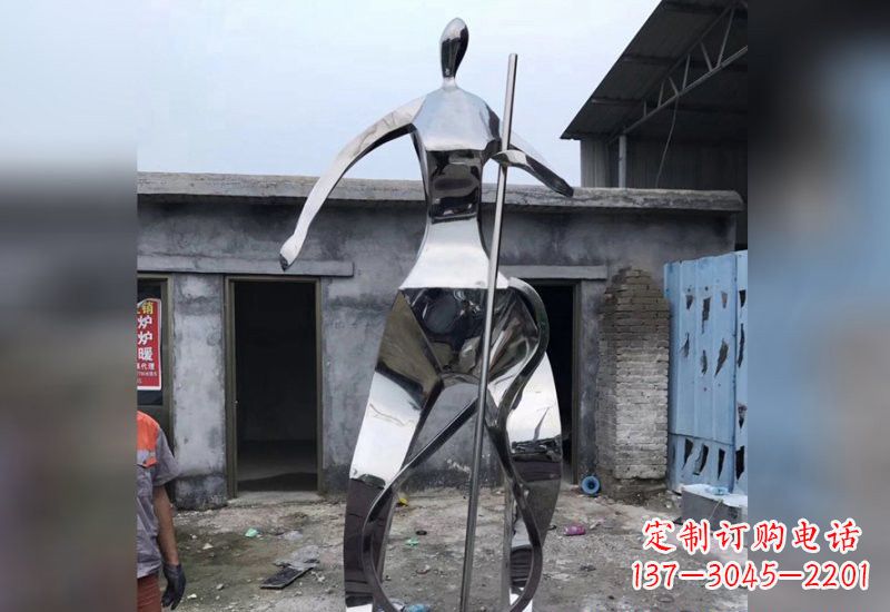 昆明精致的不锈钢大提琴雕塑