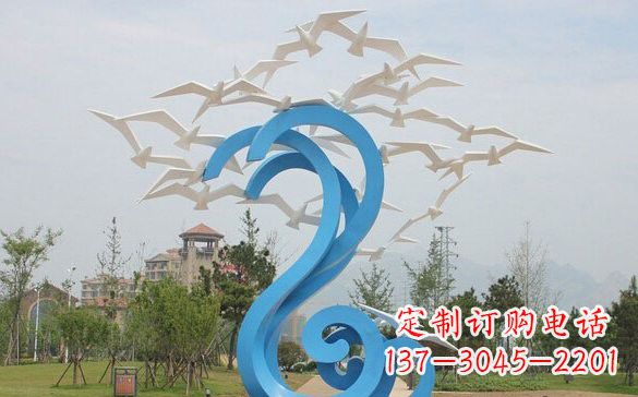 昆明不锈钢海鸥雕塑