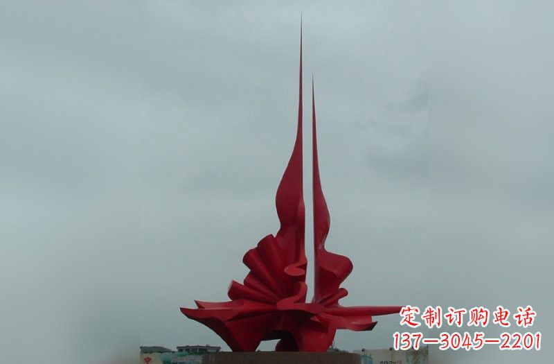 昆明不锈钢抽象火炬雕塑222