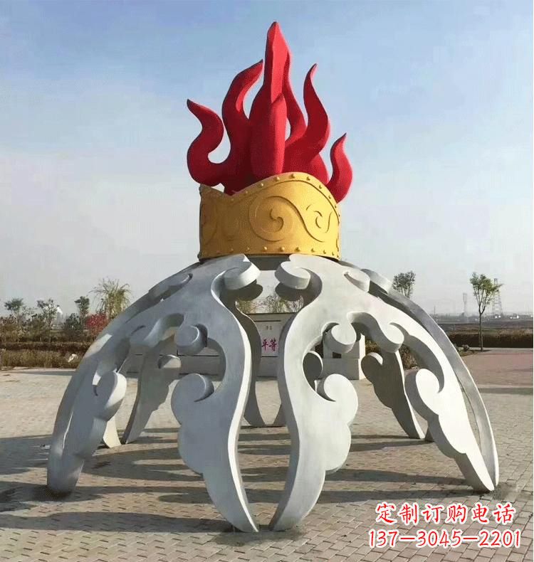 昆明不锈钢拱门雕塑精致而又充满艺术气息