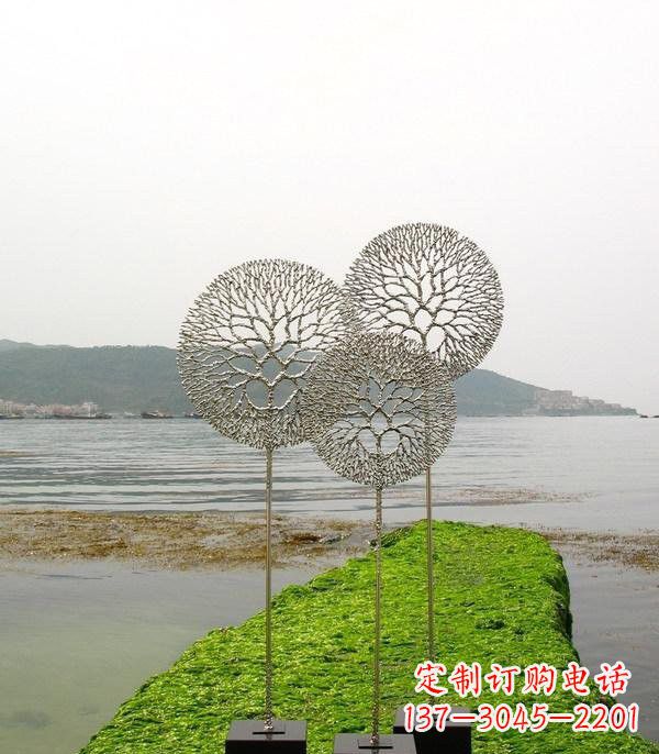 昆明不锈钢蒲公英雕塑抽象美的象征