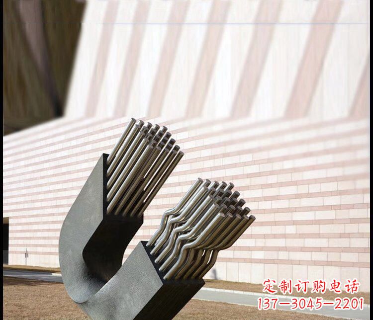 昆明不锈钢磁铁雕塑,给景观带来无限魅力