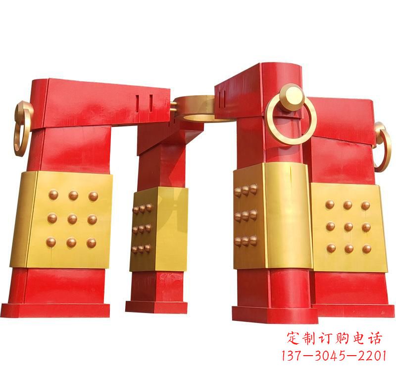 昆明不锈钢大型拱门雕塑——传承文化精髓