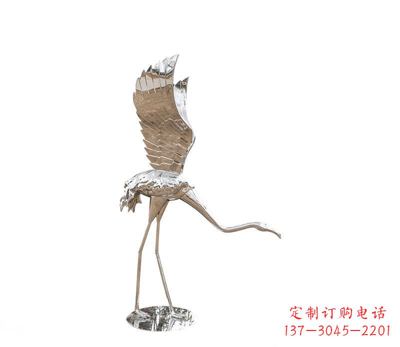 昆明不锈钢火烈鸟雕塑灿烂耀眼的艺术之作