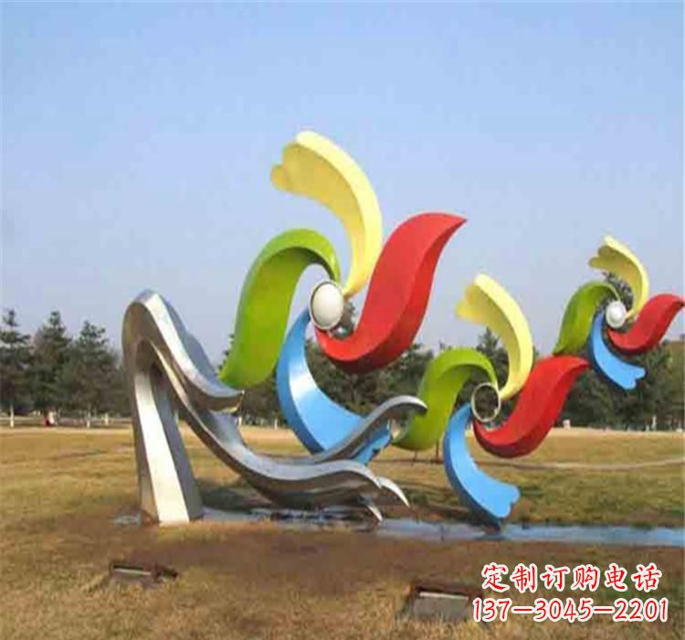昆明不锈钢风车雕塑绚丽多彩的艺术精品