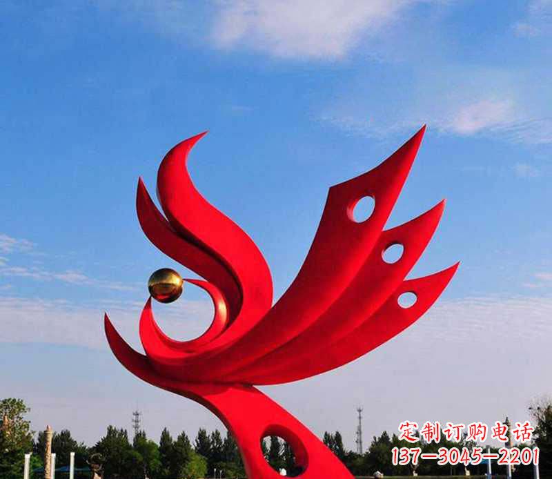 昆明不锈钢凤凰灵动传神