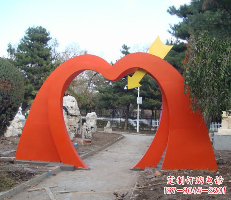 昆明不锈钢拱门雕塑