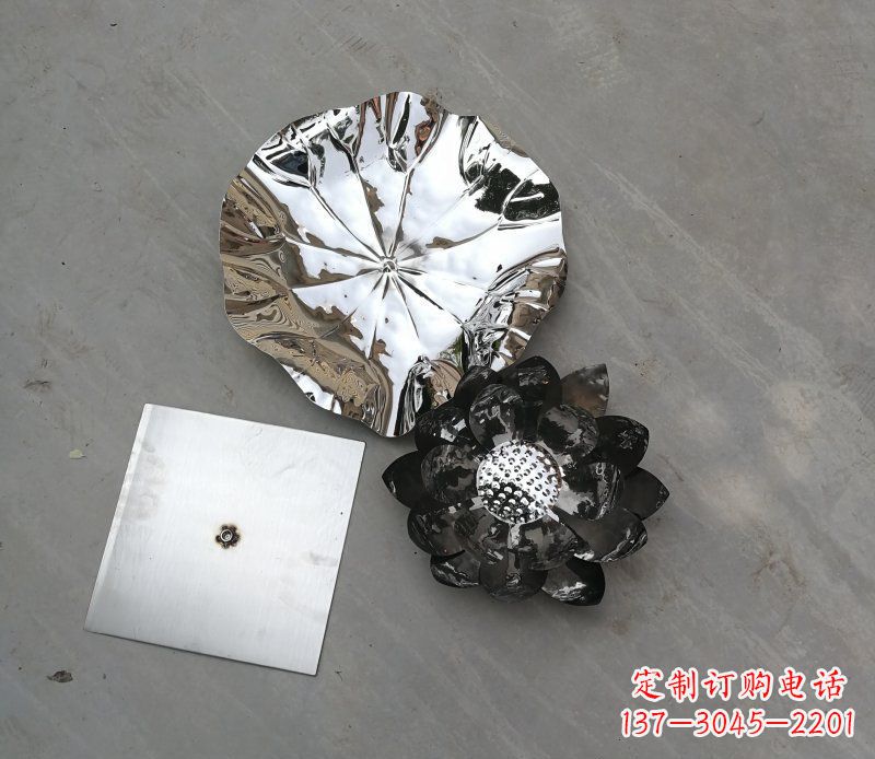 昆明不锈钢荷叶雕塑传承传统文化