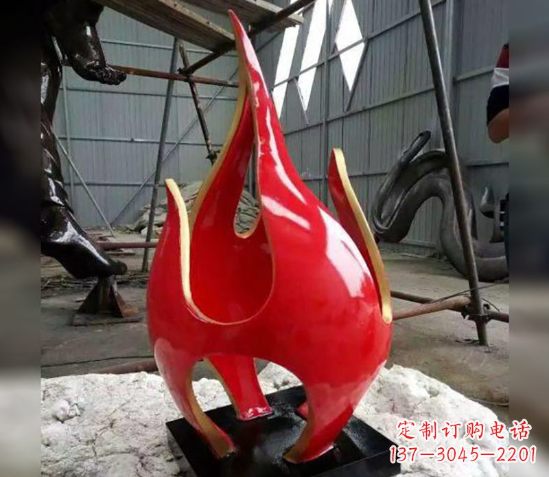 昆明不锈钢火龙果雕塑传承传统文化的艺术品
