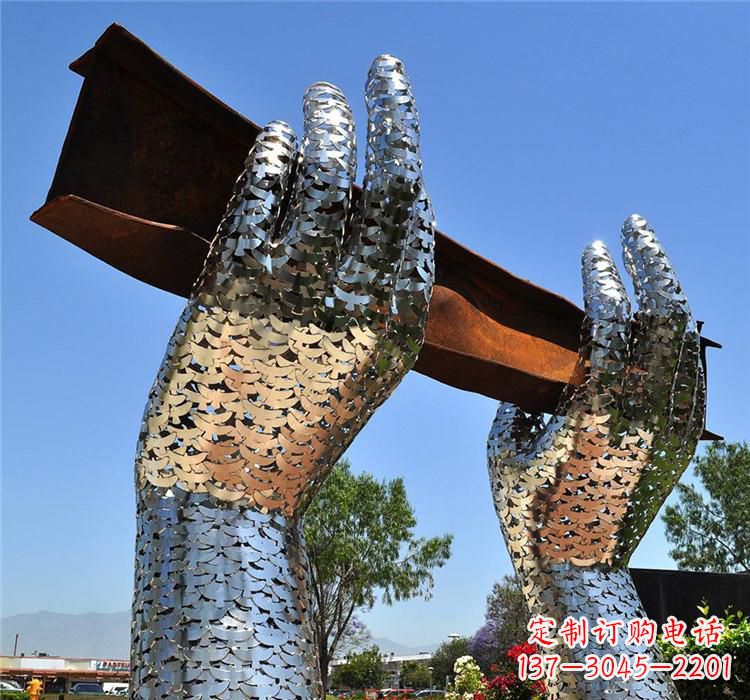昆明不锈钢拱门雕塑精美绝伦