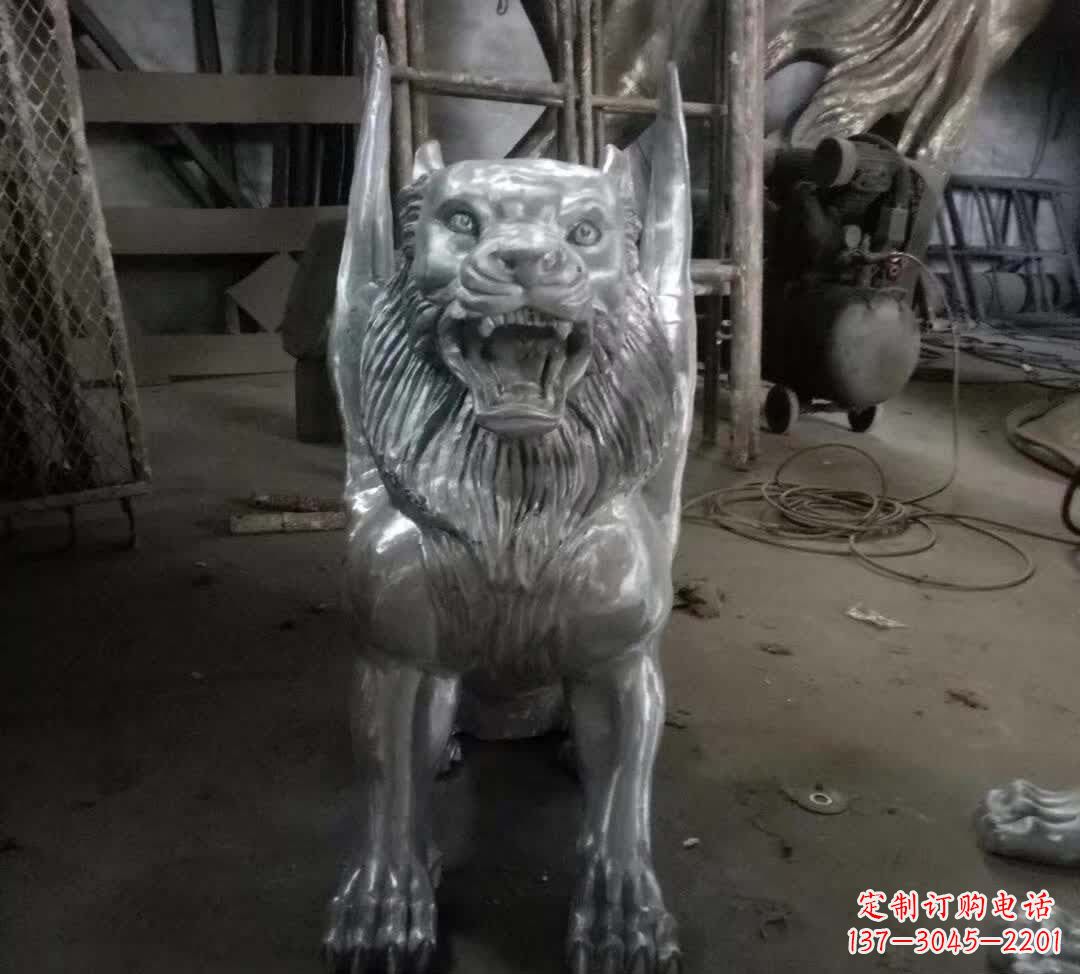 昆明不锈钢老虎雕塑经典的艺术品