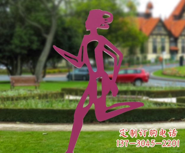 昆明精美不锈钢女人雕塑