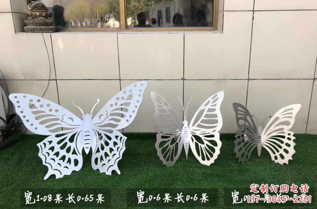 昆明不锈钢镂空蝴蝶公园雕塑——精美绝伦
