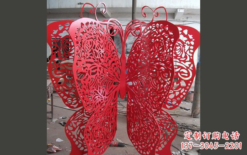 昆明不锈钢蝴蝶公园景观雕塑