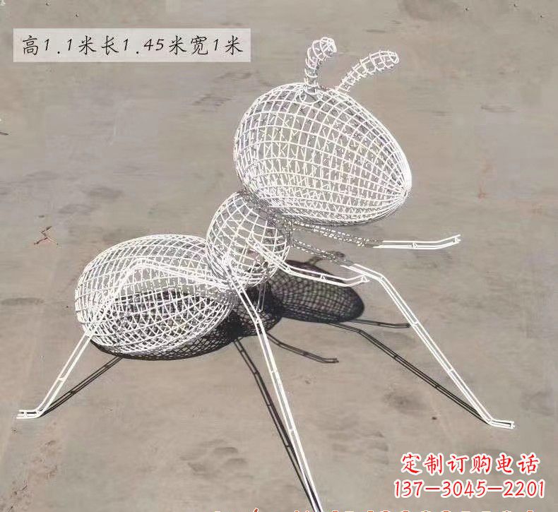 昆明不锈钢镂空蚂蚁雕塑222