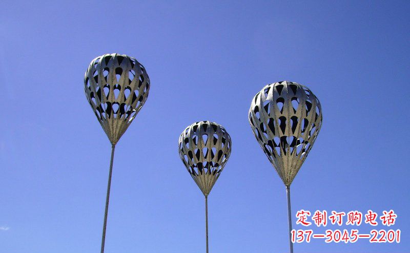 昆明不锈钢气球雕塑把美丽带回大自然
