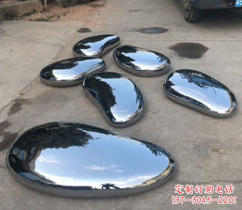 昆明不锈钢水滴公园雕塑