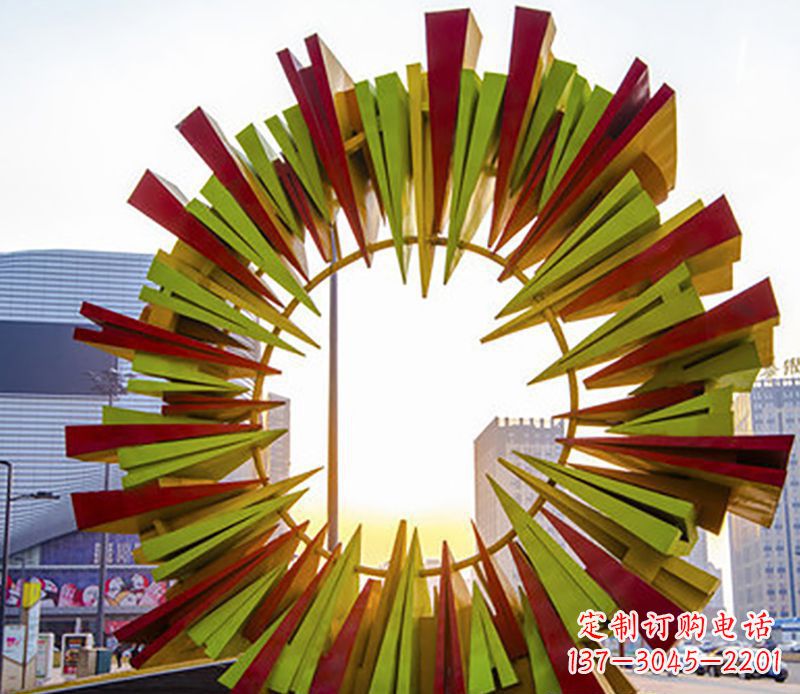 昆明绚烂太阳,精美不锈钢太阳花雕塑