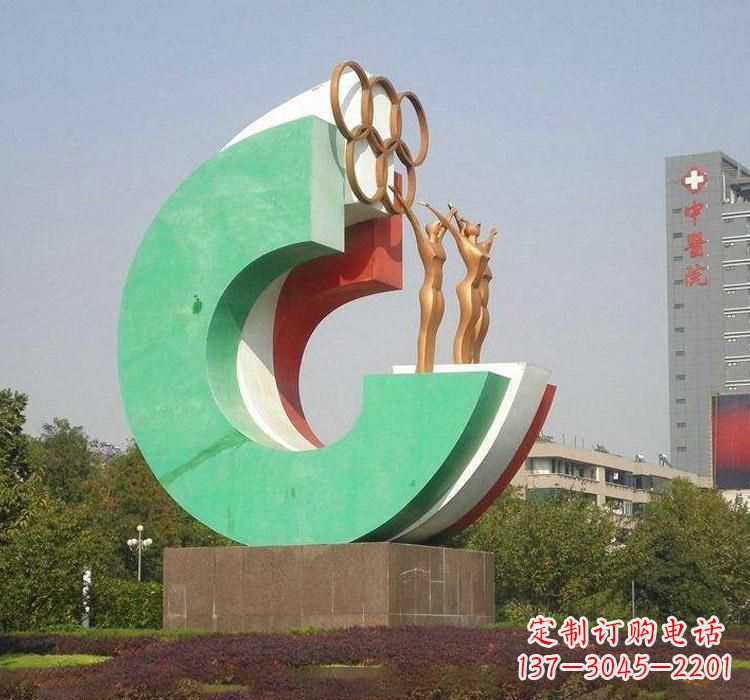 昆明勇于拼搏的运动员雕塑