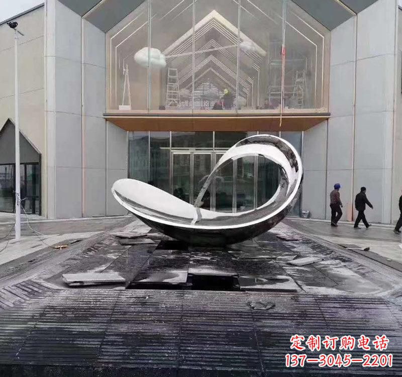 昆明不锈钢小区动物鱼雕塑