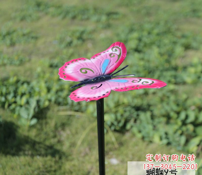 昆明不锈钢园林彩色蝴蝶插件