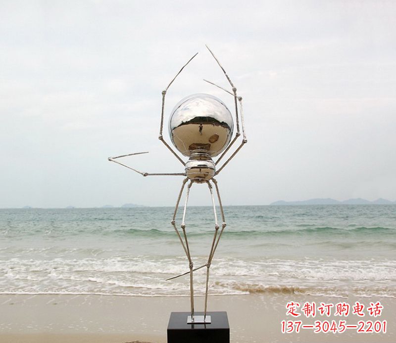 昆明不锈钢的蜘蛛侠雕塑