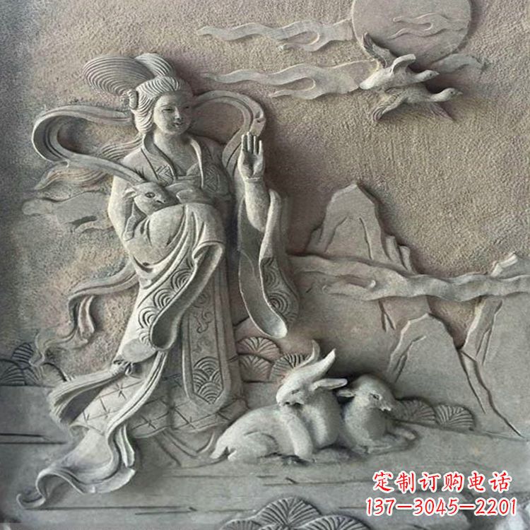 昆明月神太阴星君嫦娥雕塑