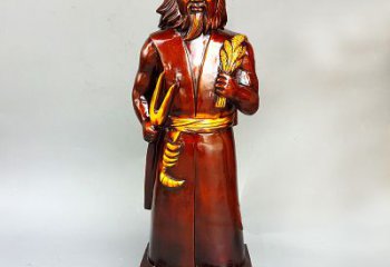 昆明神农氏铜像传承炎帝文化的艺术之作