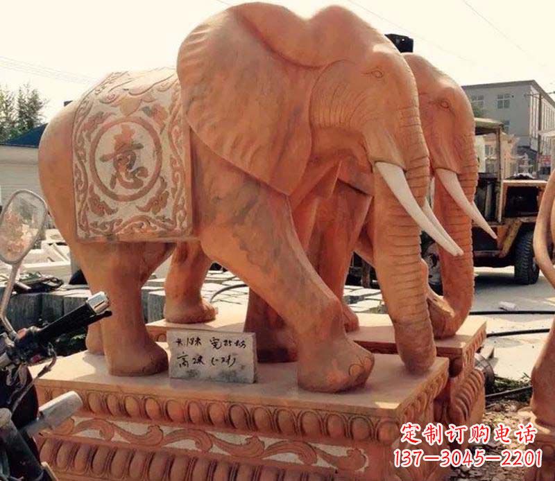 昆明大象雕塑 传承古典文化的艺术精品