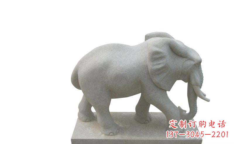 昆明大理石大象公园动物石雕