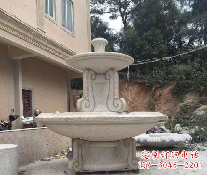 昆明大理石大型喷泉雕塑精致美观又富有艺术气息
