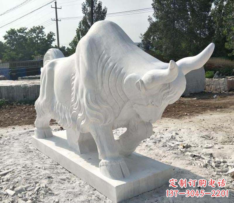 昆明大理石动物雕塑美丽的艺术品