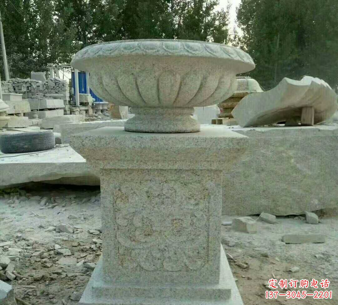 昆明大理石花盆雕塑
