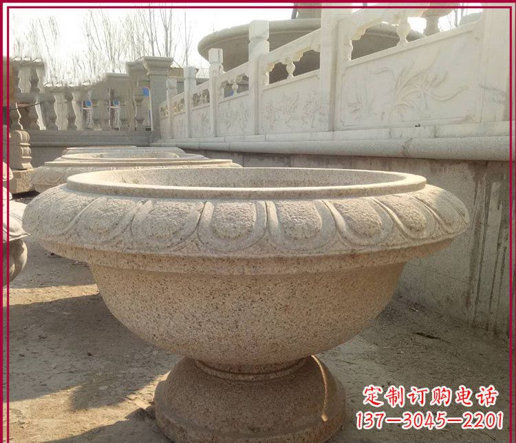 昆明大理石花盆雕塑