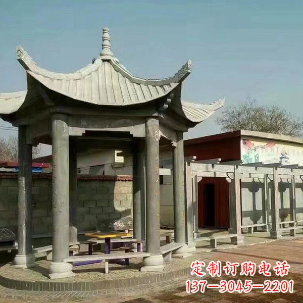 昆明大理石凉亭庭院亭子