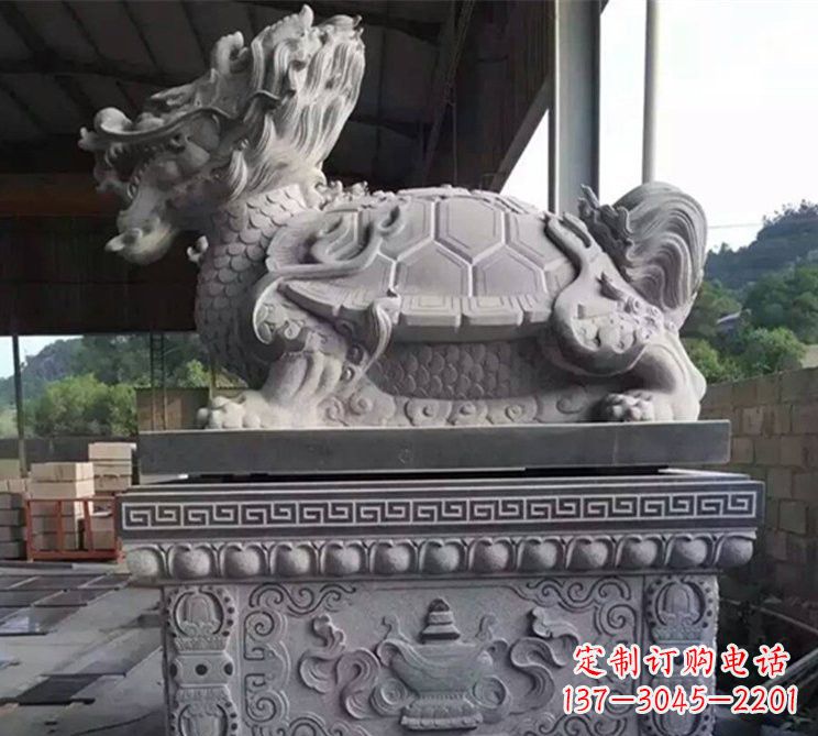 昆明中领雕塑 | 手工制作大理石龙雕塑