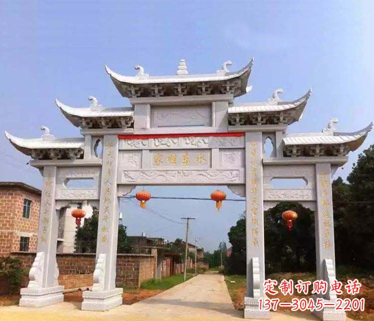 昆明大理石牌坊石雕