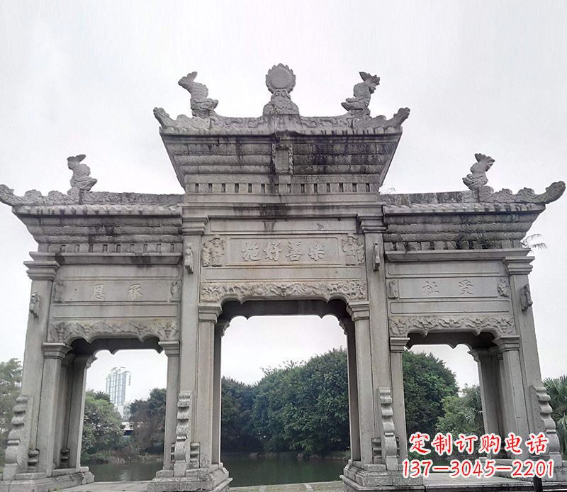 昆明特色大型牌坊石雕