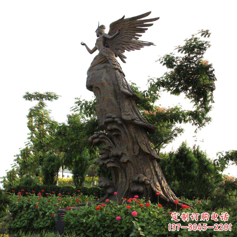 昆明中领雕塑-神话传说中的精卫海景观雕塑